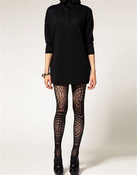 Black Lace Tights Lace Tights Fashion Tights Cute Tights