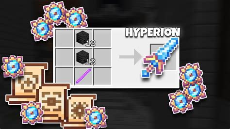 Finally Crafting Hyperion Hypixel Skyblock Youtube