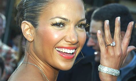 Jennifer Lopezs Five Engagement Rings Are Out Of This World See