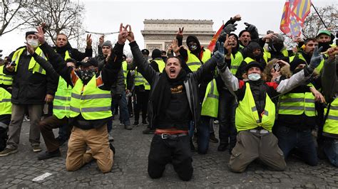 Paris Yellow Vest Protest Bring Rioting Police Tear Gas In France