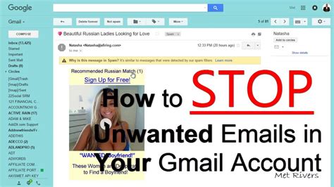 Stop Unwanted Emails In Gmail By Freeing Yourself Of Spam