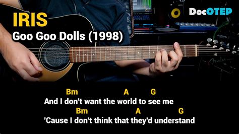 Iris Goo Goo Dolls Easy Guitar Chords Tutorial With Lyrics Free