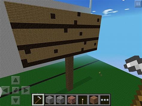 Mcpe Lets Build 3 Sign Statue Minecraft Project