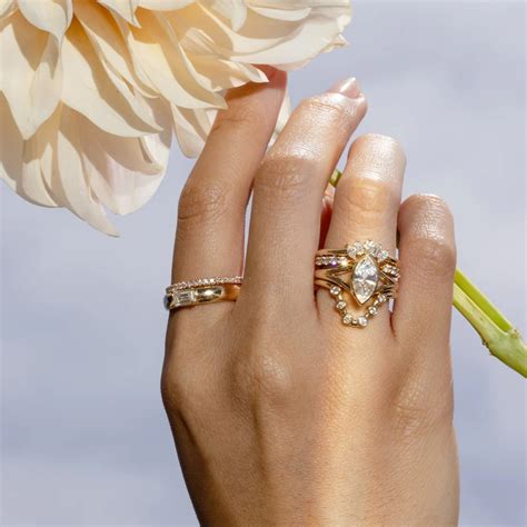 The Complete Stacked Wedding Rings Guide Get The Look