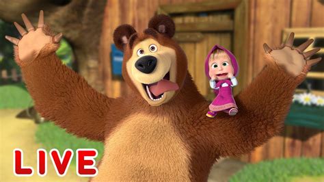 🔴 Live Stream 🎬 Masha And The Bear 🐻👱‍♀️ Lets Have Fun Together 🤣😆 Youtube