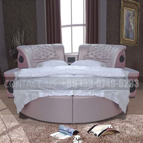 Direct Deal Kingsize Sex Round Bed For Theme Hotel And Private China Round Bed And Bed