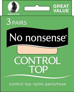 No Nonsense Women 39 S Control Top Value Pack 3 Pair