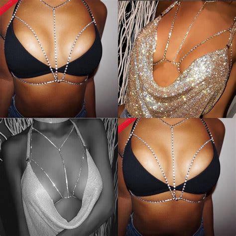 Women Gold Silver Bikini Crossover Waist Belly Harness Body Chain Beach