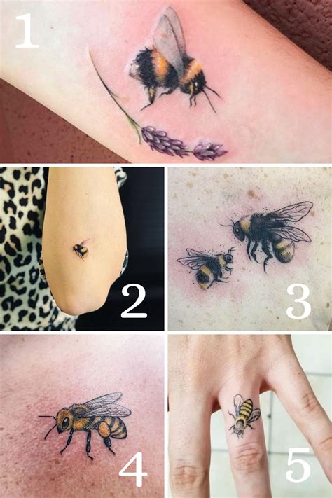 Cute Bumble Bee Tattoos
