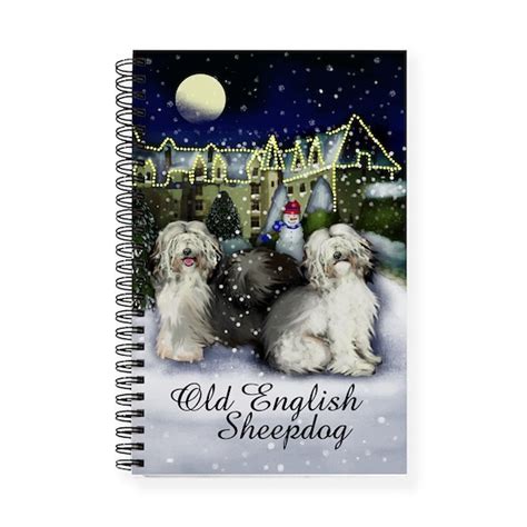Old English Sheepdog Journal By Eva Designs Cafepress
