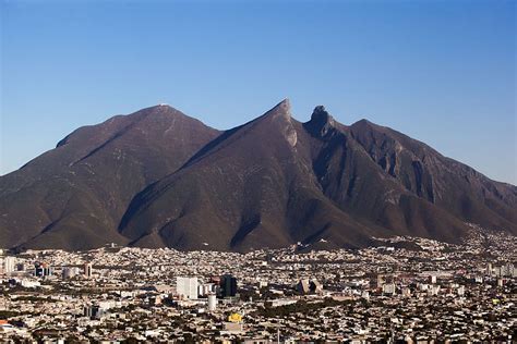 Hd Wallpaper Mexico Monterrey Nature Mountain Sunset Town City
