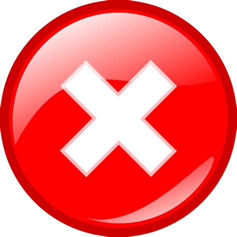 8 Error Icon Clip Art Free Images - Windows Close Button Icon, Error Icon Transparent and Error ...