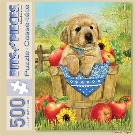 Bits And Pieces 500 Piece Jigsaw Puzzle For Adults Harvest Helper 500