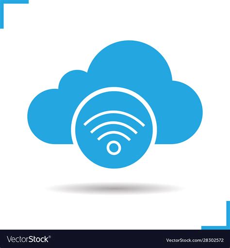 Cloud Computing Wifi Connection Icon Royalty Free Vector