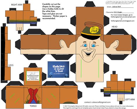 Sd Kluger Paper Toy Free Printable Papercraft Templates