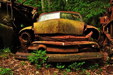 Wallpaper Forest Old Nature Car Vehicle Wood Green Rust