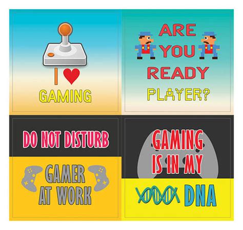 Creanoso Fun Gamer Stickers For Gamers Awesome And Cool Sticker Card