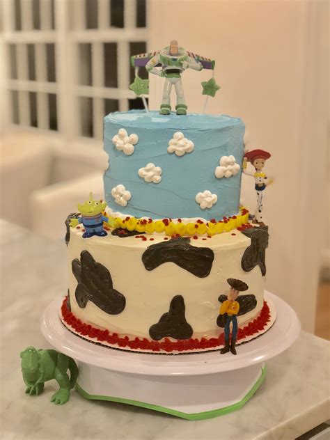 Toy Story Cake With Buttercream Toy Story Birthday Cake Woody Birthday
