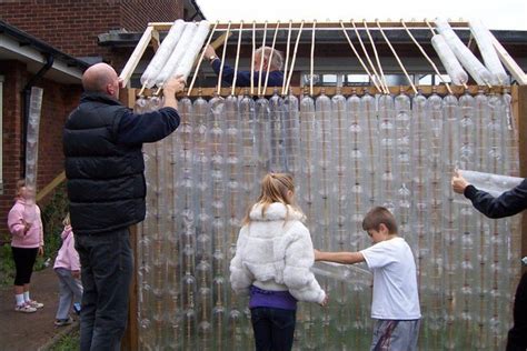 Plastic sheeting can help create an impromptu structure to save a raised bed from unexpected frosts. Create Your Own DIY Plastic Bottle... | Plastic bottle greenhouse, Homemade greenhouse ...