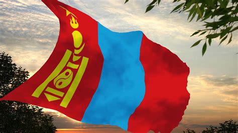 Mongolian Peoples Republic Flag And Anthem Red World Youtube