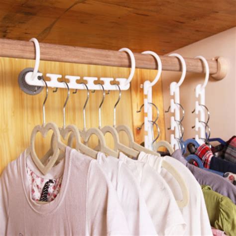 8pcs 3d Space Saving Hanger Magic Clothes Hanger With Hook Wardrobes