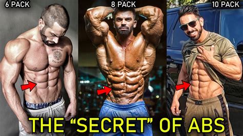 The Secret To 6 Pack Vs 8 Pack Vs 10 Pack Abs Youtube