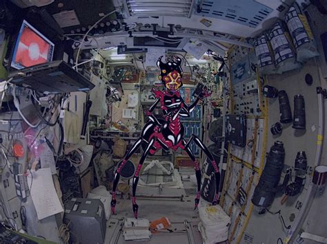 Spider Girl Space Station Background By Epickickboxer On Deviantart