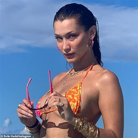 Bella Hadid Puts On A Sizzling Display As She Nearly Blossoms Out Of A