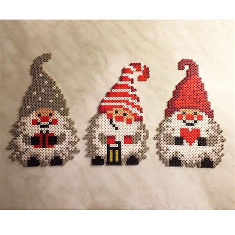 Gnome Christmas Nabbi Hama Beads By Petrawettero Perler Bead Art