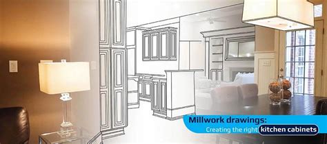Millworks Drawings Designing Right Kitchen Cabinets Hitech