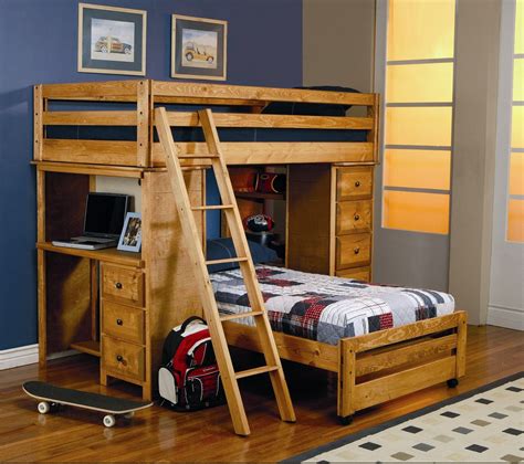 Enchanted Twin Over Twin L Shaped Bunk Bed With Bookcase Bunk Bed