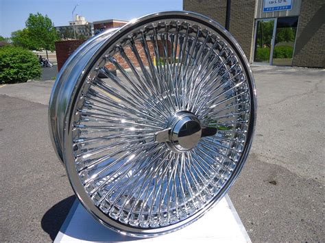 Chrome 20x8 Wire Wheels Full Set Rims New Front Wheel Drive Used Rims