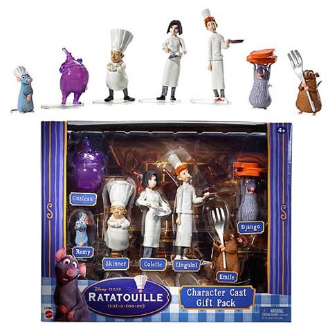 Disney Pixar Ratatouille Character Cast T Pack Figurines Set Mattel