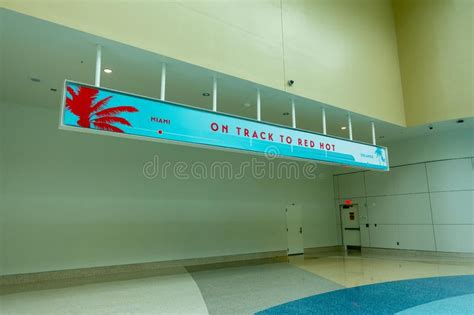 Interior Of The New International Terminal C At The Orlando