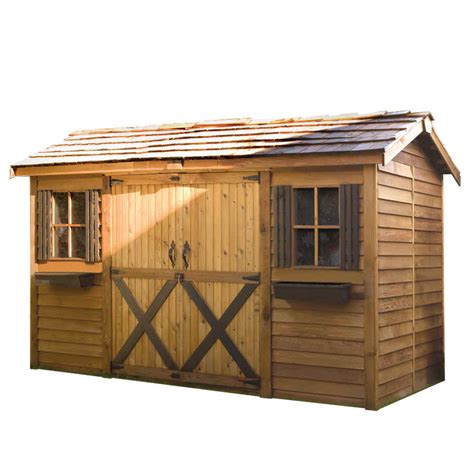 Cedarshed Longhouse 12x8 Shed Lh128 Free Shipping