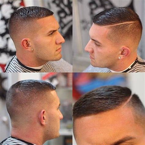 Low taper fade with hard side part. 21 High and Tight Haircuts | Men's Haircuts + Hairstyles 2017