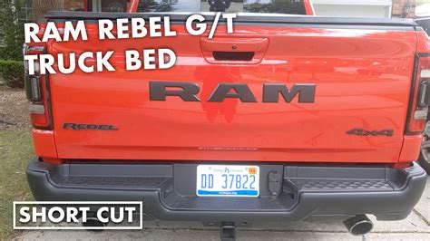 2022 Ram Rebel Gt Take A Closer Look Tailgate And Bed