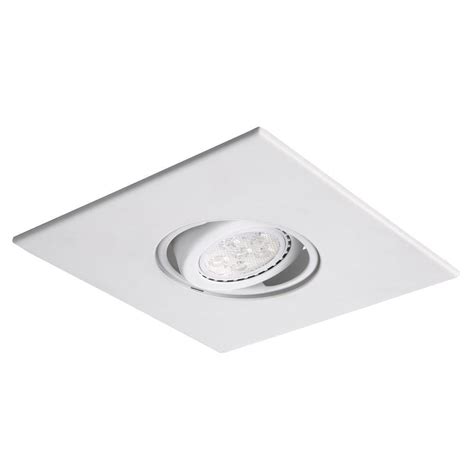 Square recessed lighting trim bronzer powder. Elegant Lighting 4 in. Matte White Recessed 35 Degree ...