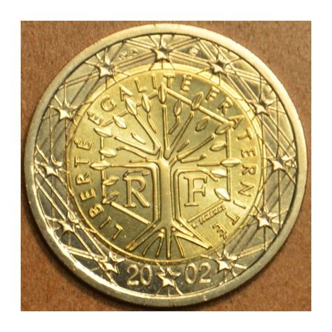 Euromince Mince 2 Euro Francúzsko 2002 Unc