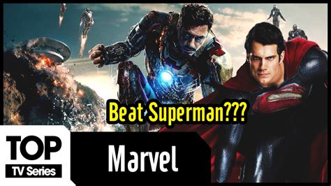 Top 10 Marvel Super Heroes Who Can Beat Superman Marvel And Dc Youtube