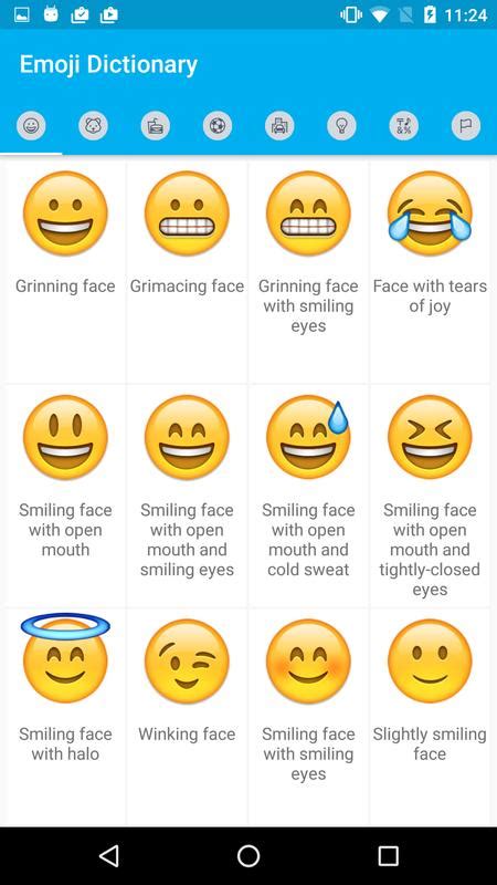 Samsung Emoji Meanings Chart