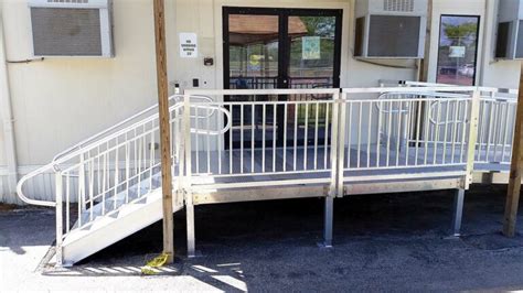 Stair And Wheelchair Ramp Installation At Anne Arundel Community