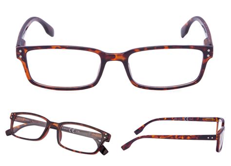 Reading Glasses 3 Pack Stylish Rectangular Frame Readers R097