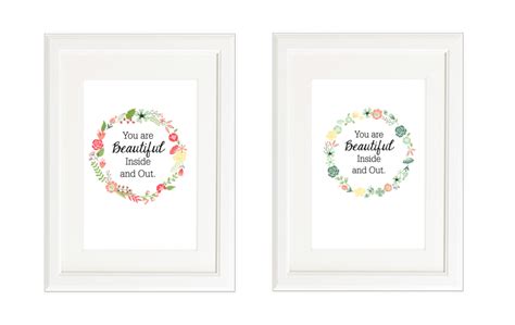 Oh So Lovely You Are Beautiful Inside And Out Free Printable Ideias