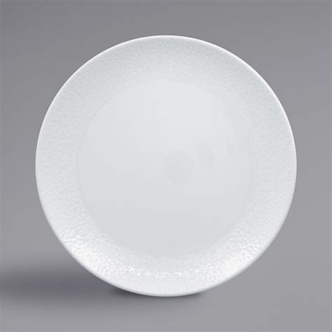 Rak Porcelain Chponpr28 Charm 11 Bright White Embossed Round Flat