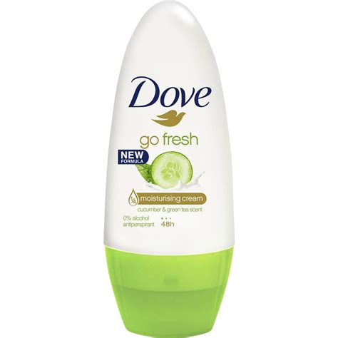 Dove Women Antiperspirant Roll On Deodorant Cucumber And Green Tea 50ml