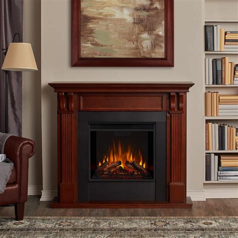These electric fireplace furniture are beautiful inventions set to provide optimum warmth. Real Flame Ashley 48 in. Electric Fireplace in Mahogany ...