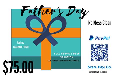 Fathers Day T Card Paypal
