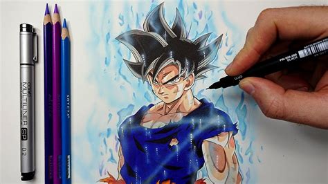 Goku Mui Drawing Easy How To Draw Goku Ultra Instinct Mastered