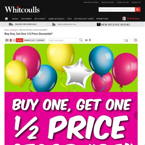 Buy One Get One Half Price Store Wide Whitcoulls Choicecheapies